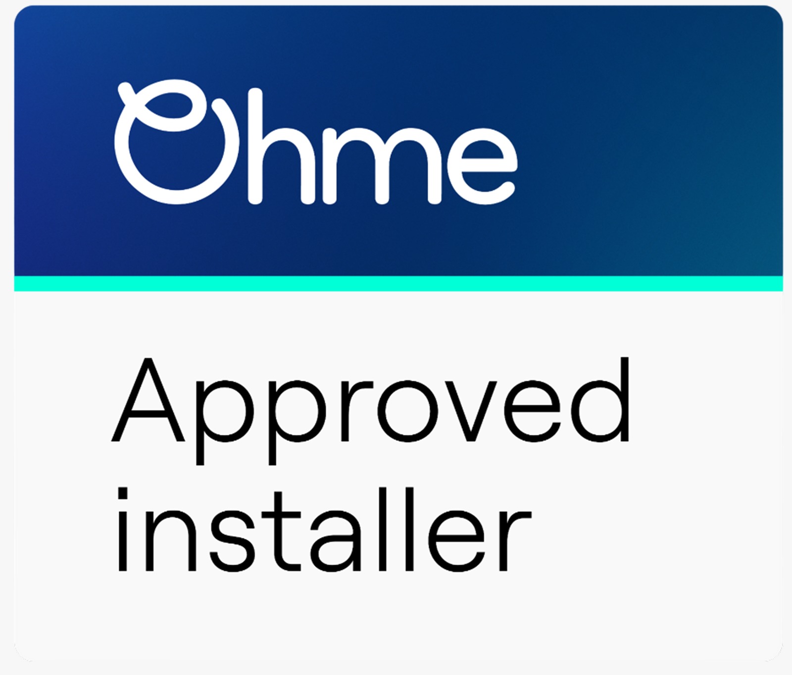 Ohme Approved Installer