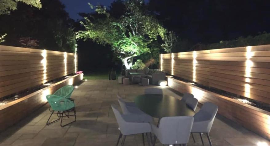 Garden Lighting and AV Installation Finchampstead